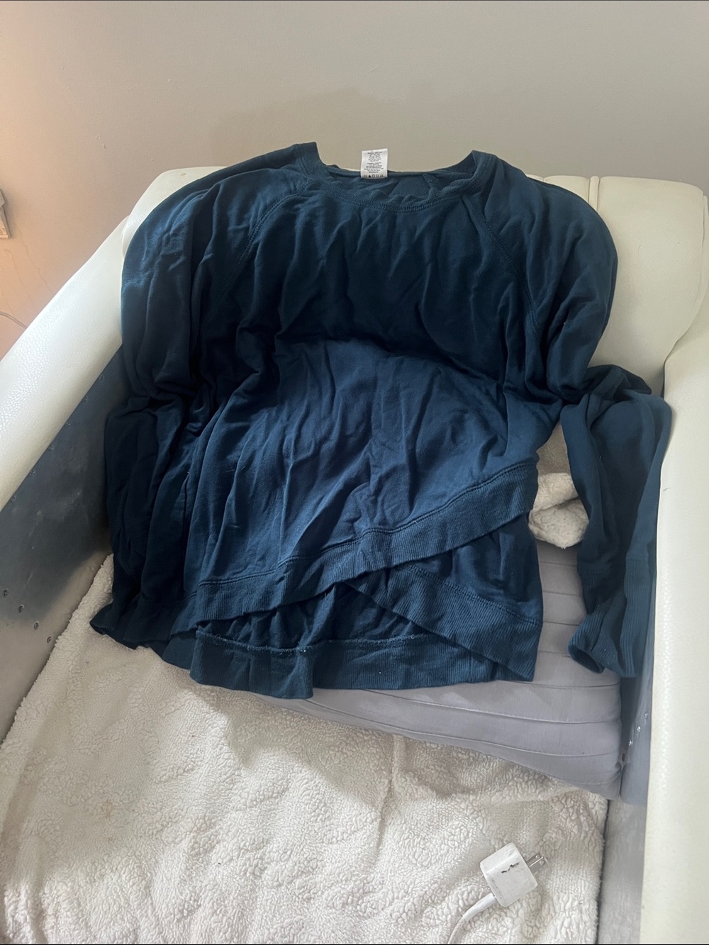 Dark Teal Long Sleeve Lightweight Top